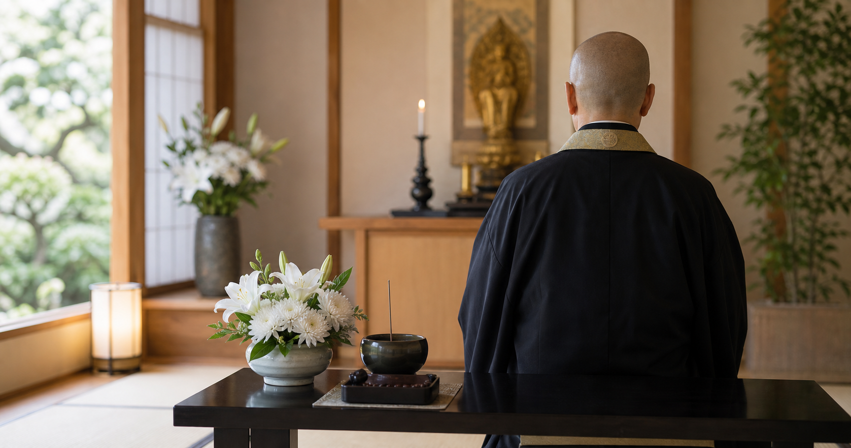 葬儀における導師とは？役割、選び方、宗派による違い、お布施まで徹底解説 アイキャッチ