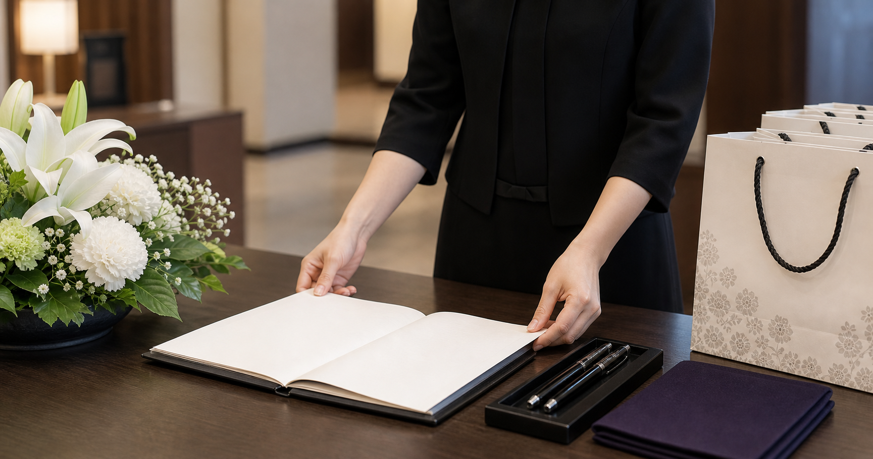 祖父母の葬儀で孫が受付に立つ意味とは？知っておきたい役割、マナー、そして心構え アイキャッチ